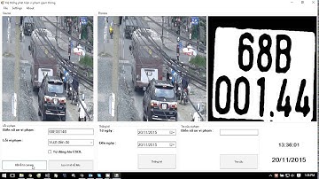 Nhận diện biển số xe từ video