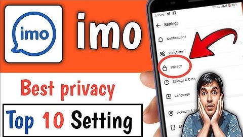 IMO privacy setting | video call |  chat | tutorial in Nepali 2024