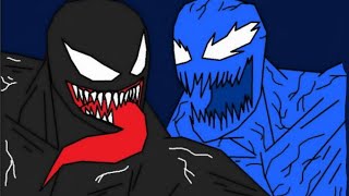 ULTIMATE VENOM vs BLUE - VENOM | SUPER HEROES MOVIE FUNNY ANIMATION