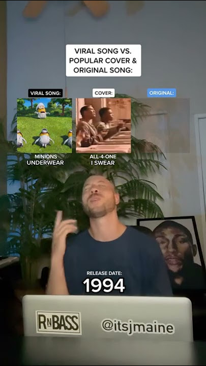 Viral Song Vs. Popular Cover & Original Song: Minions & I Swear #shorts #minions #cover #nowplaying