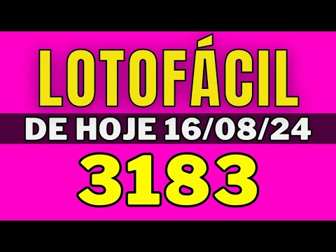 🍀Lotofácil 3183 -