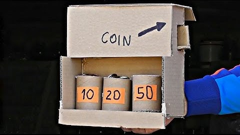 DIY Make Coin Sorting Piggy Bank