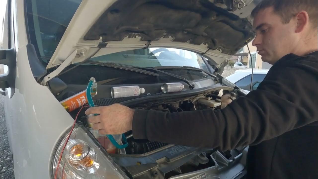 TEC 2000 Diesel Injector Cleaner testbefore and after/prije i poslije