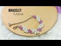 Diy Bracelet|| Rondelle crystal and pearl Bracelet Tutorial|| Diy Bracelet easy