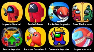 Imposter Survival, Survival Game, Rocket War, Impostor Fight, Save The Imposter, Imposter Attack screenshot 5