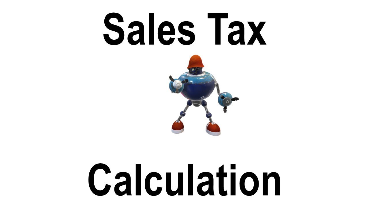CAF2 | Sales Tax Calculation - YouTube