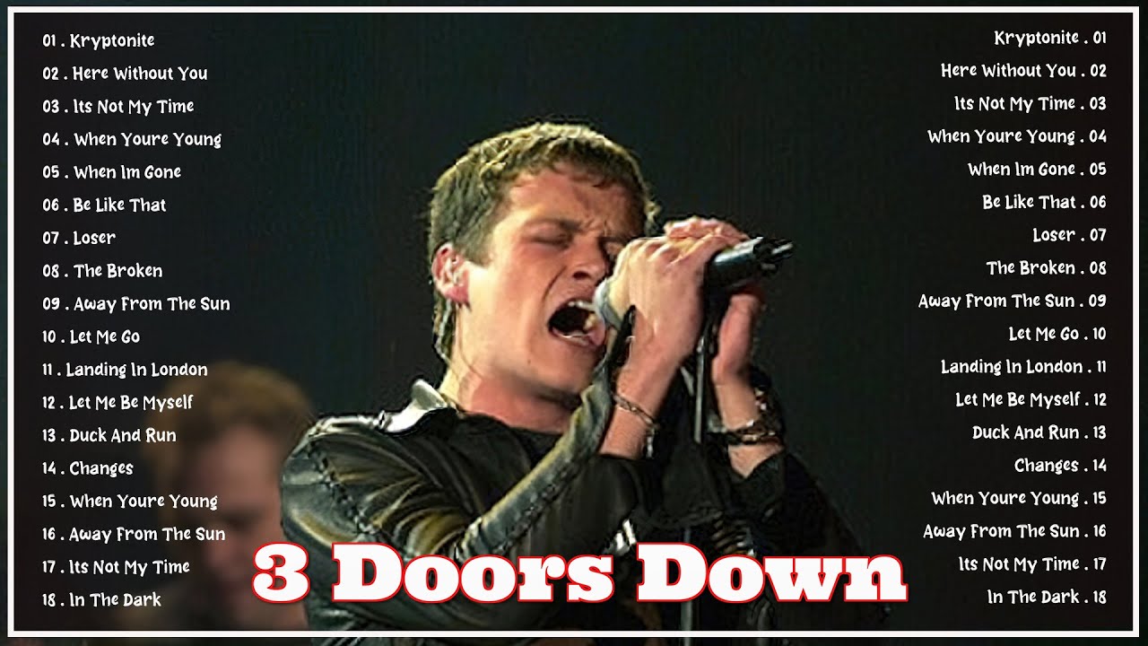 3 Doors Down Best Songs Top 100 Classic Rock Songs Of All Time Classic