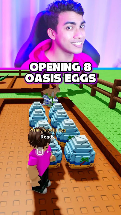 OPENING 8 OASIS EGGS in Grow a Garden 😍