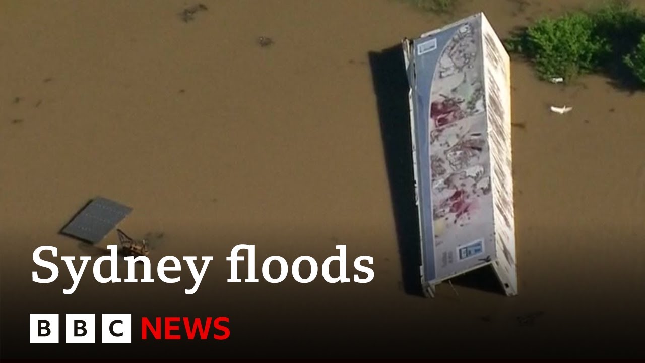 More than 150 rescued after floods in Sydney, Australia | BBC News