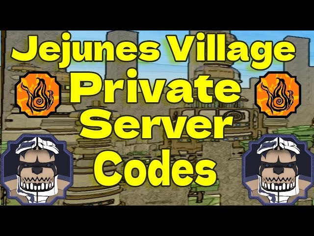 Free Private Server Codes in Shindo Life [Description] (Jejunes