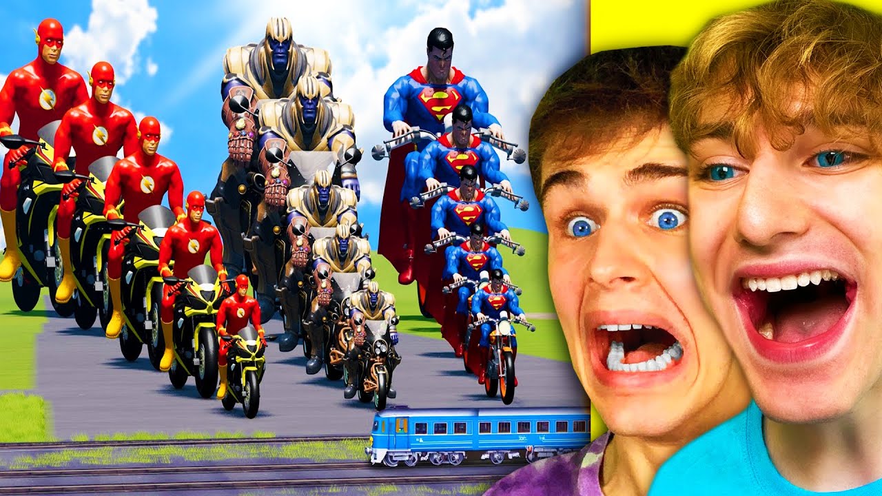 Toto jsou NEJLEPŠÍ SUPERHRDINOVÉ jako ŘIDIČI! + @bouchalreakce7520