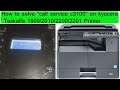 Kyocera TaskAlfa 1800 error code C3100   solution tips