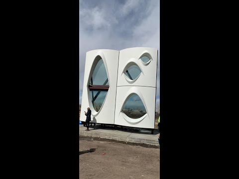 Populus hotel facade made with Trinic TEC-10 GFRC admix