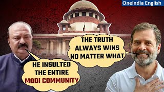 Rahul Gandhi thanks his supporters as SC stays his conviction; Purnesh Modi reacts | Oneindia News