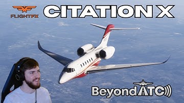 Flying the FlightFX Citation X with BeyondATC in MSFS 2024 | Full IFR Flight