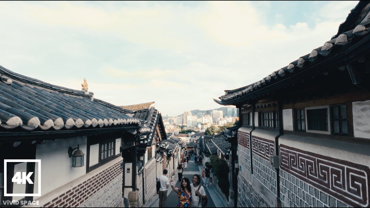 [4K Bukchon Hanok Village]북촌한옥마을의 여유를 같이 느껴요 | I feel the relaxation of ...