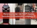 Recensione del GEYGUY Casse karaoke professionale completo 2 ×10" woofer con 2 microfoni wireless, A