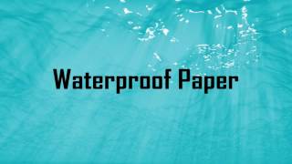 Terraslate Waterproof Paper