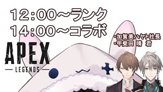 【APEX 】１４：００～コラボです。それまで練習【夜見れな／にじさんじ】