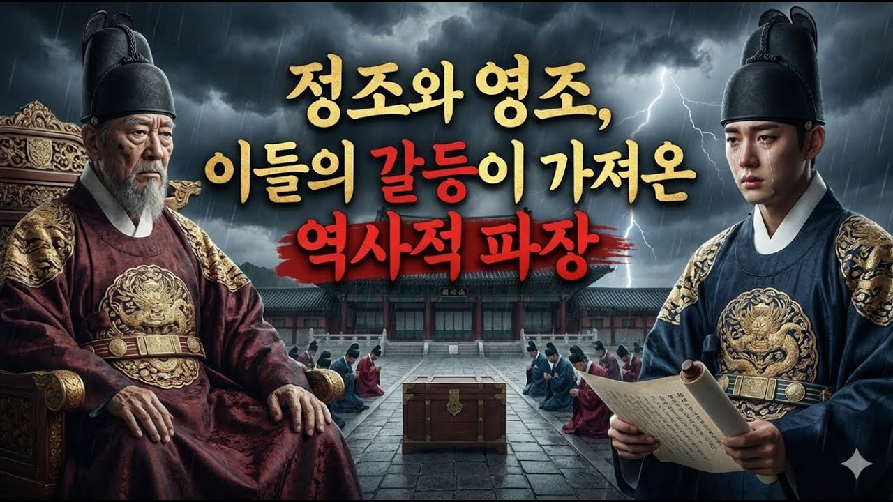 사도세자 죽음의 이면, 영조와 정조의 갈등 - YouTube