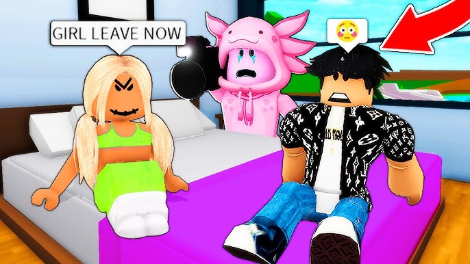 bacon girl hired me to spy on her oder slender boyfriend in ROBLOX  BROOKHAVEN RP! 