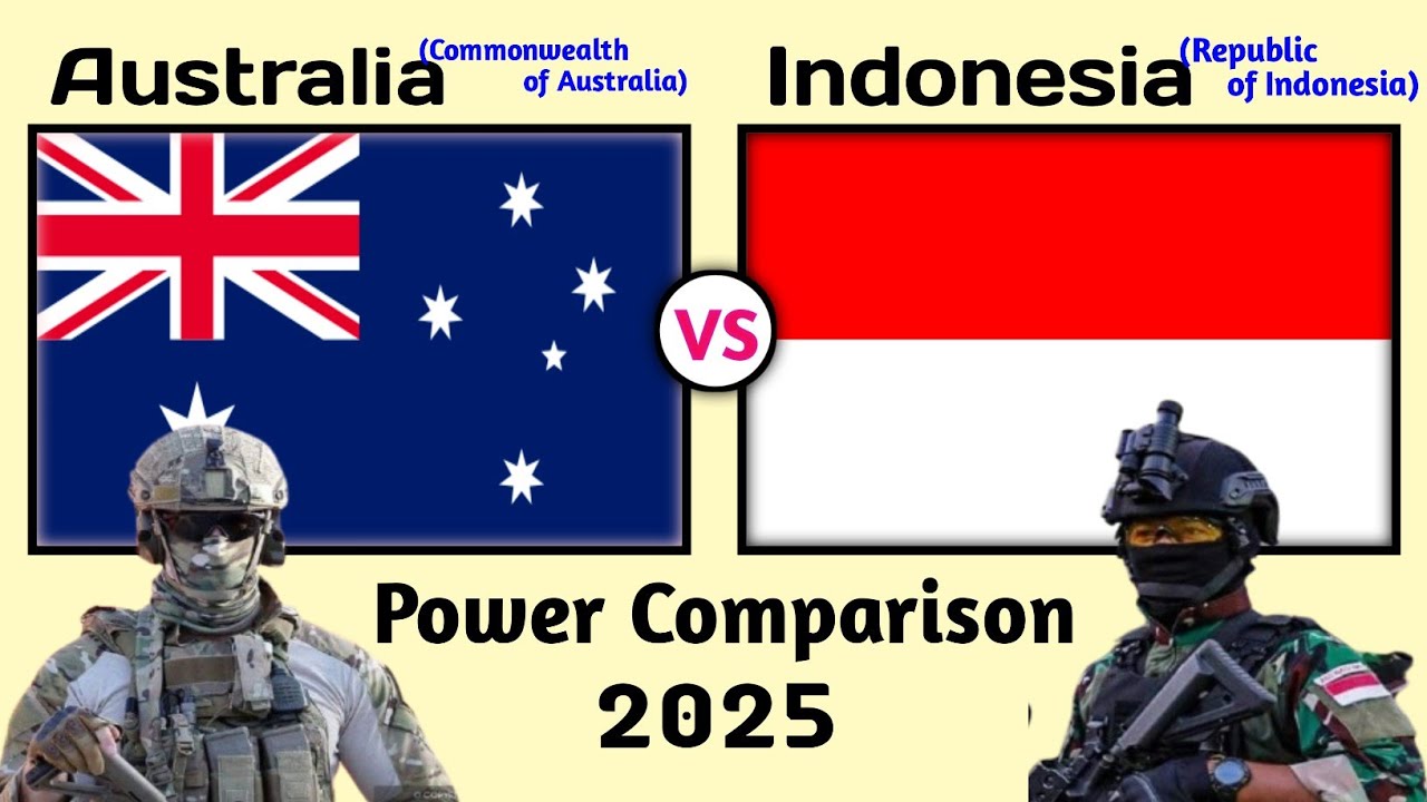 Australia vs Indonesia Millitary Power Comparison 2025| Indonesia vs Australia Millitary Power 2025