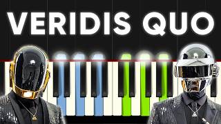 Daft Punk – Veridis Quo | Piano Tutorial (MIDI Synthesia)