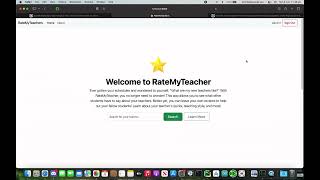 hackJPS 2023 Project Explanation (RateMyTeacher)