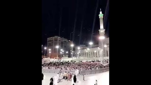 ابداع الشيخ ياسر الدوسري ،تلاوة من ساحات الحرم المكي