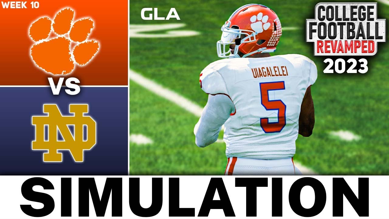 Clemson vs. Notre Dame Week 10 Simulation NCAA 14 College Football