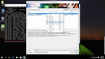 Internet Friendly Media Encoder - Windows in action
