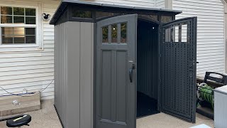 Costco Resin shed build