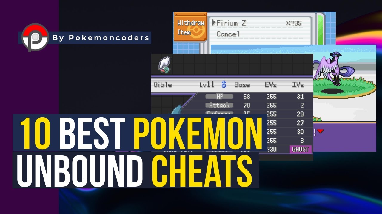 Pokemon Unbound Cheats