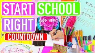 How To Start School Right- CHECKLIST for School | Paris & Roxy