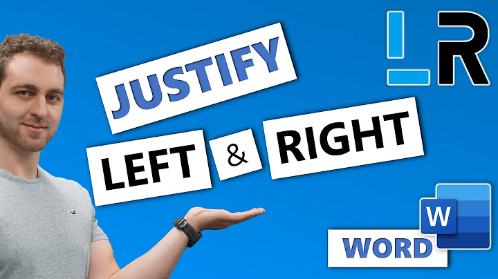 MS Word: Justify Left And Right On The Same Line - 1 MINUTE