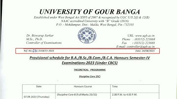 4th সেমিস্টার পরীক্ষার রুটিন 2023 | 4th Semester Exam Routine 2023