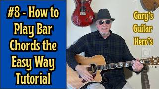 #8 - Play Minor Bar Chords The Easy Way - Beginner Acoustic Guitar Lesson