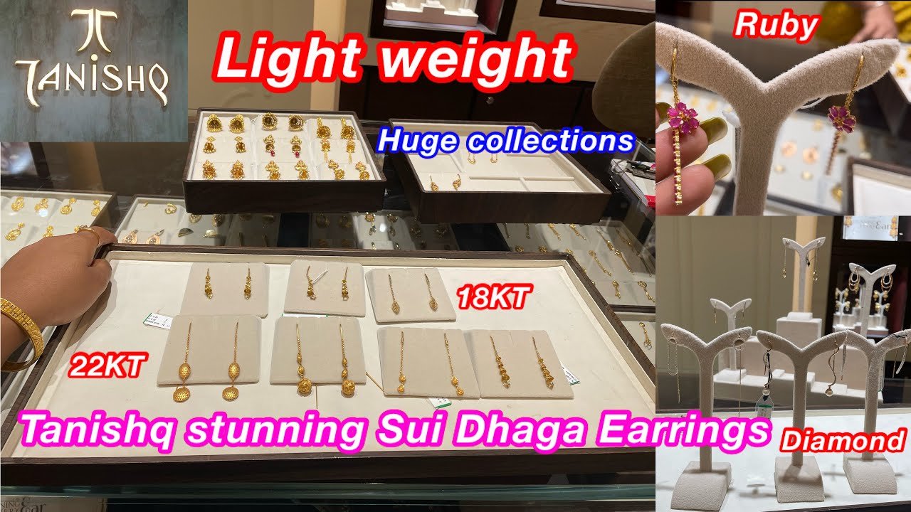 Top 174+ sui dhaga earrings tanishq latest