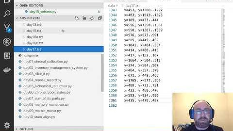 Joel Grus - Advent of Livecoding 2018 - Day 18