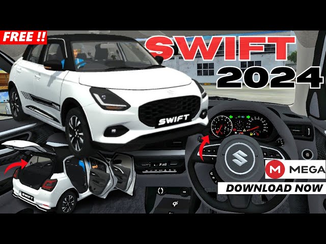 How to Download Suzuki Swift 2024 Car Mod For Bus Simulator Indonesia | Car Mod For Bussid | #bussid class=