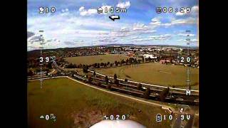 Remzibi's OSD Flight with HK 5.8Ghz Video RX/TX System on Bixler Glider Model Aircraft