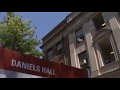 The solar eclipse at the home of nc state ise daniels hall