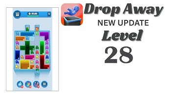 Drop Away Level 28 Walkthrough - NEW UPDATE | Step-by-Step Guide 🧠 | SolutionGuruji