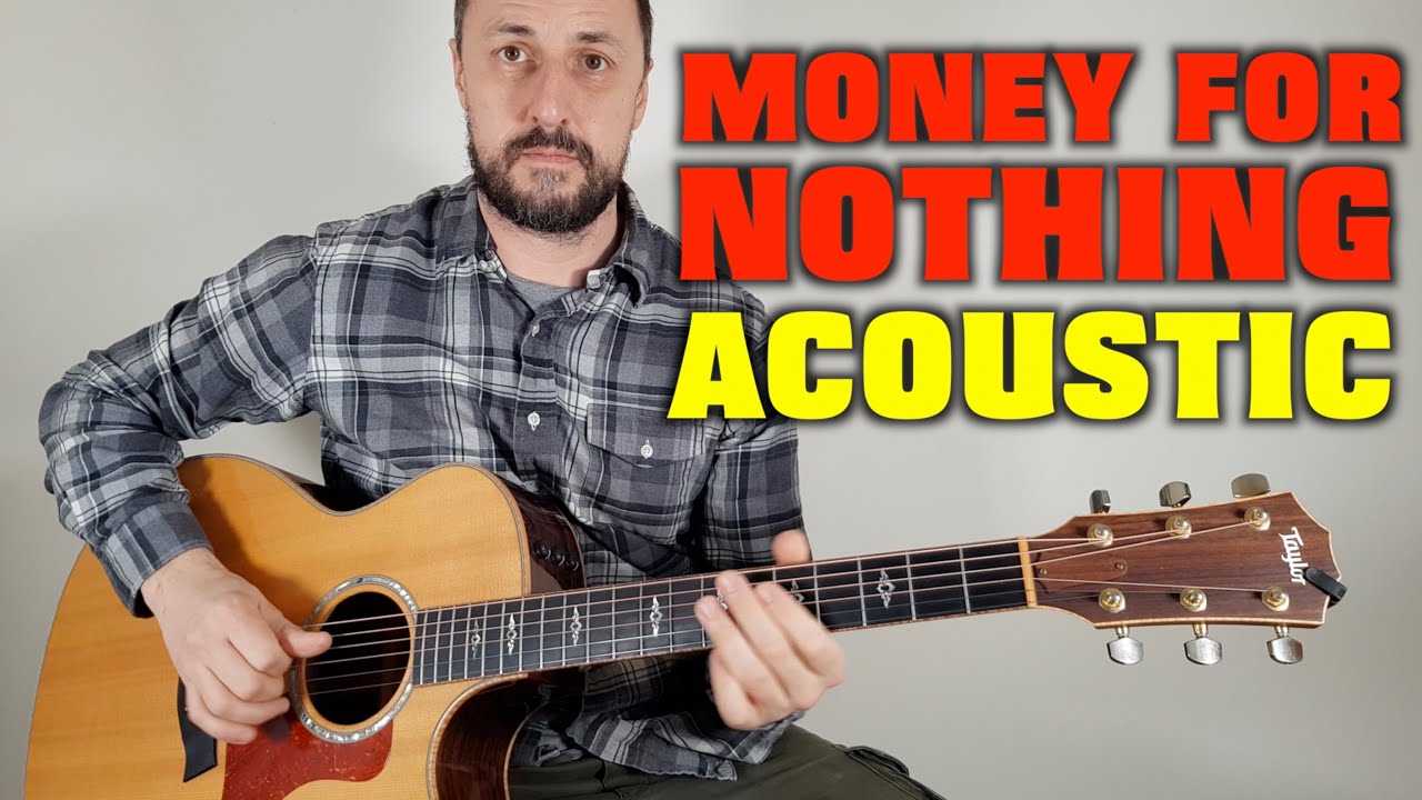Money For Nothing Acoustic Tutorial YouTube