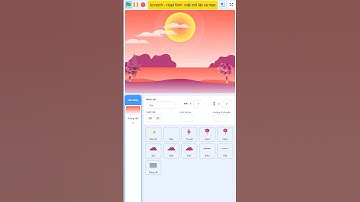 [Scratch] Bài 8: Demo hoạt hình mặt trời lặn và mọc 🚀 | Học Lập Trình Scratch 60s #shorts
