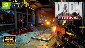✔️Doom Eternal ✔️ Ultra Settings  4k Graphics | RAYTRACING | Gaming PC Gameplay!
