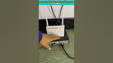 IP Camera POE With  NVR Connection #cctv #tech #1k