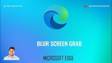 How to blur screenshots captured using Microsoft Edge?