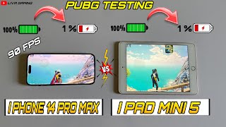 IPAD MINI 5 VS IPHONE 14 PRO MAX PUBG TEST WITH RECODING 2024🔥FULL HD4K GRAPHICS (90 FPS) UPDATE 3.1