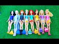Barbie Doll Makeover Transformation ~ DIY Miniature Ideas for Barbie ~ Wig, Dress, Faceup, and More!